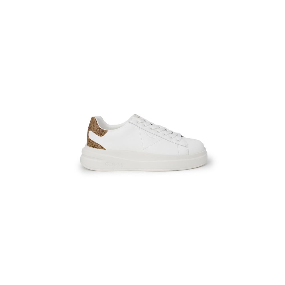 Guess Women's White Polyethylene Low-Top Sneakers