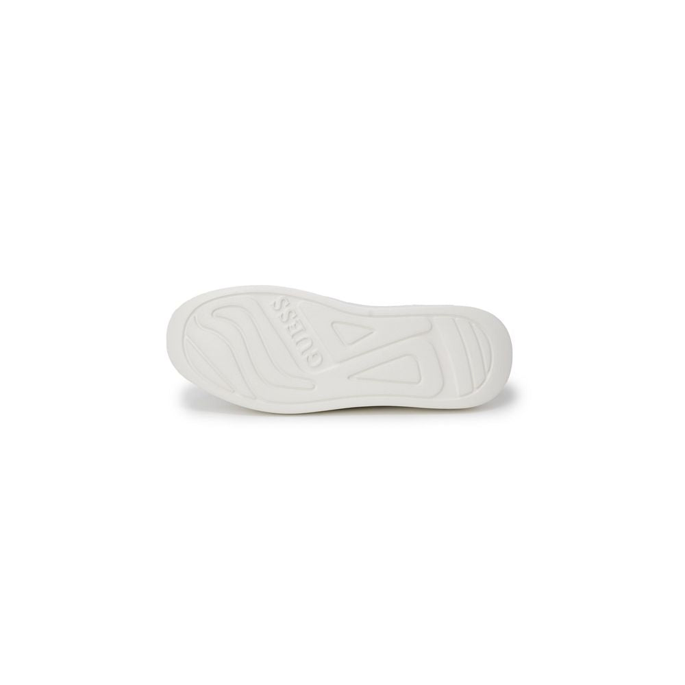Guess Women's White Polyethylene Low-Top Sneakers