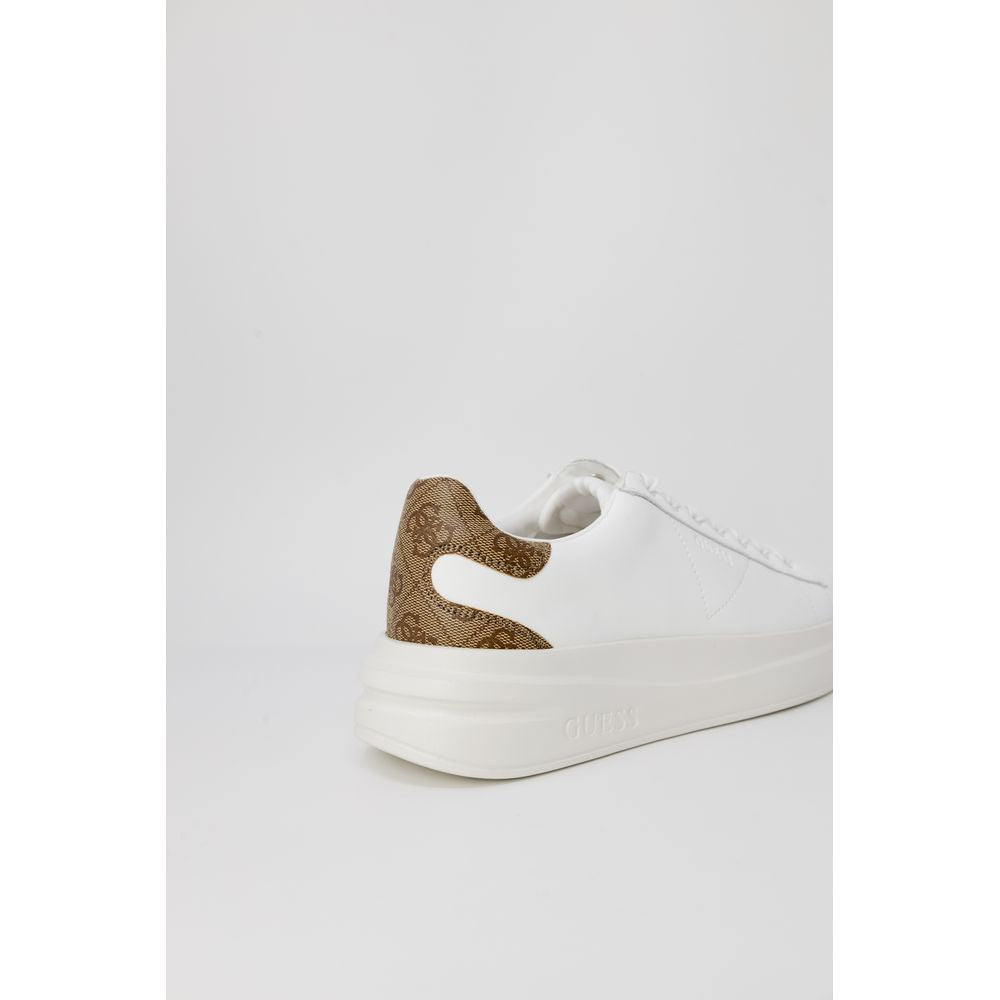 Guess Women's White Polyethylene Low-Top Sneakers