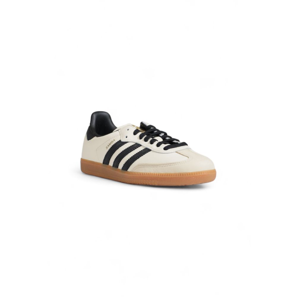 Adidas Originals Unisex Beige Leather Sneakers
