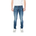 Guess Men's Blue Cotton Skinny Jeans