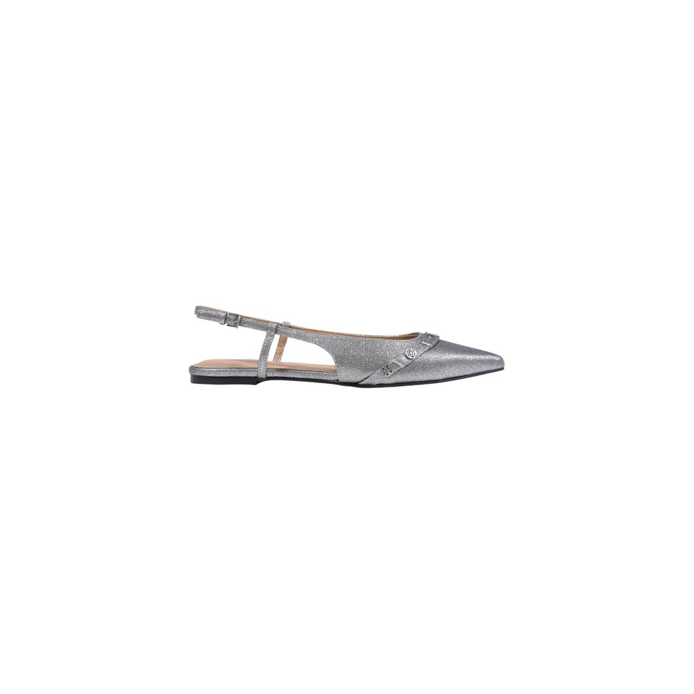 Guess Women's Gray Polyester Platform Pumps