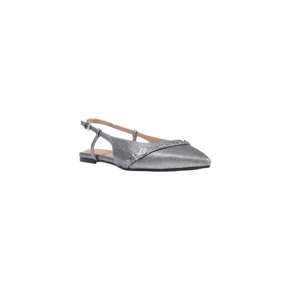Guess Women's Gray Polyester Platform Pumps