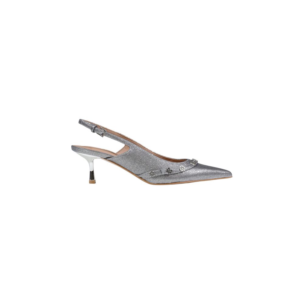 Guess Women's Silver Polyester High-Heel Pumps