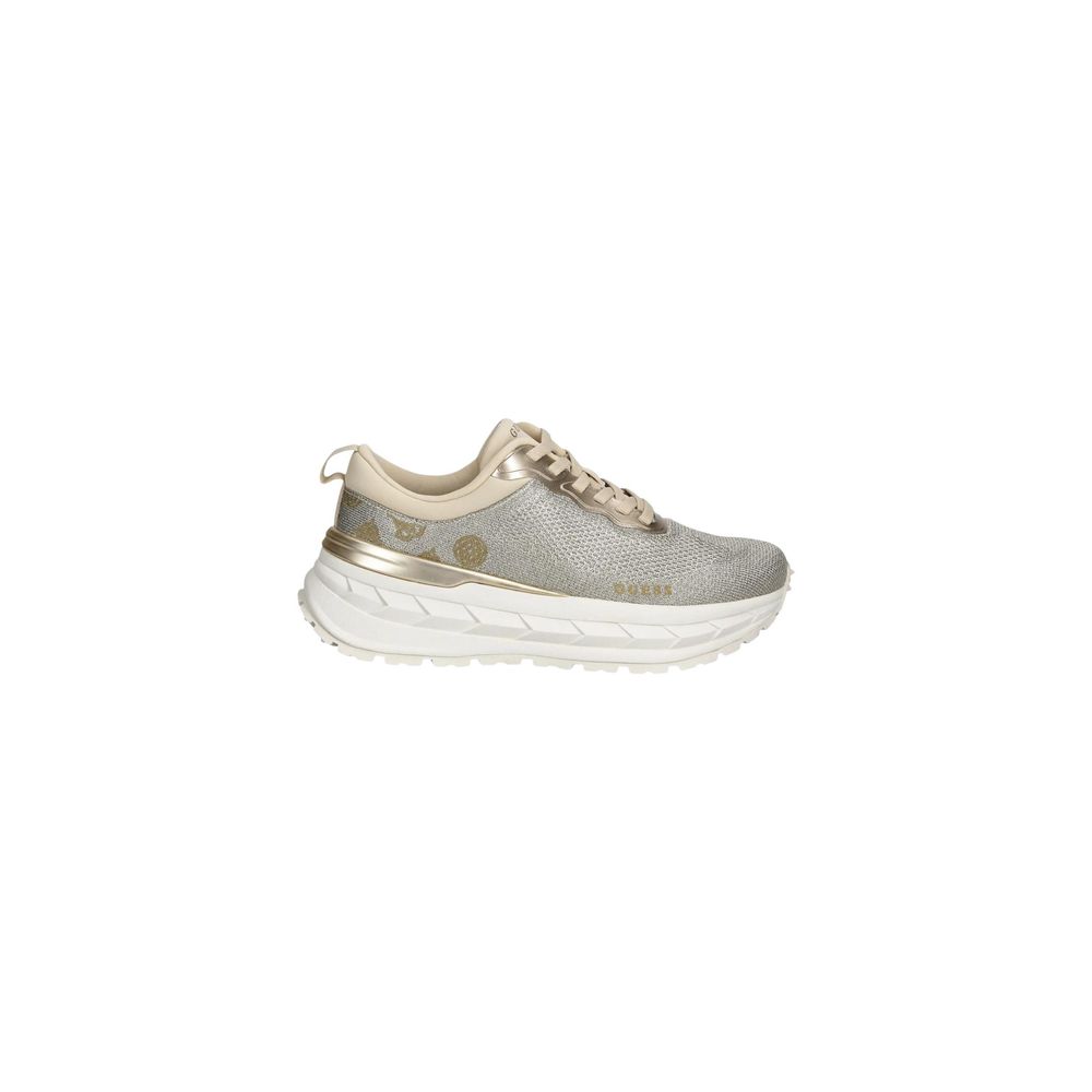 Guess Women's Gray Polyester Chunky Sneakers