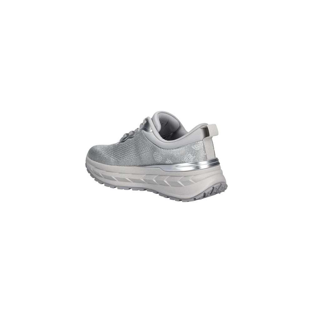 Guess Women's Silver Polyester Chunky Sneakers
