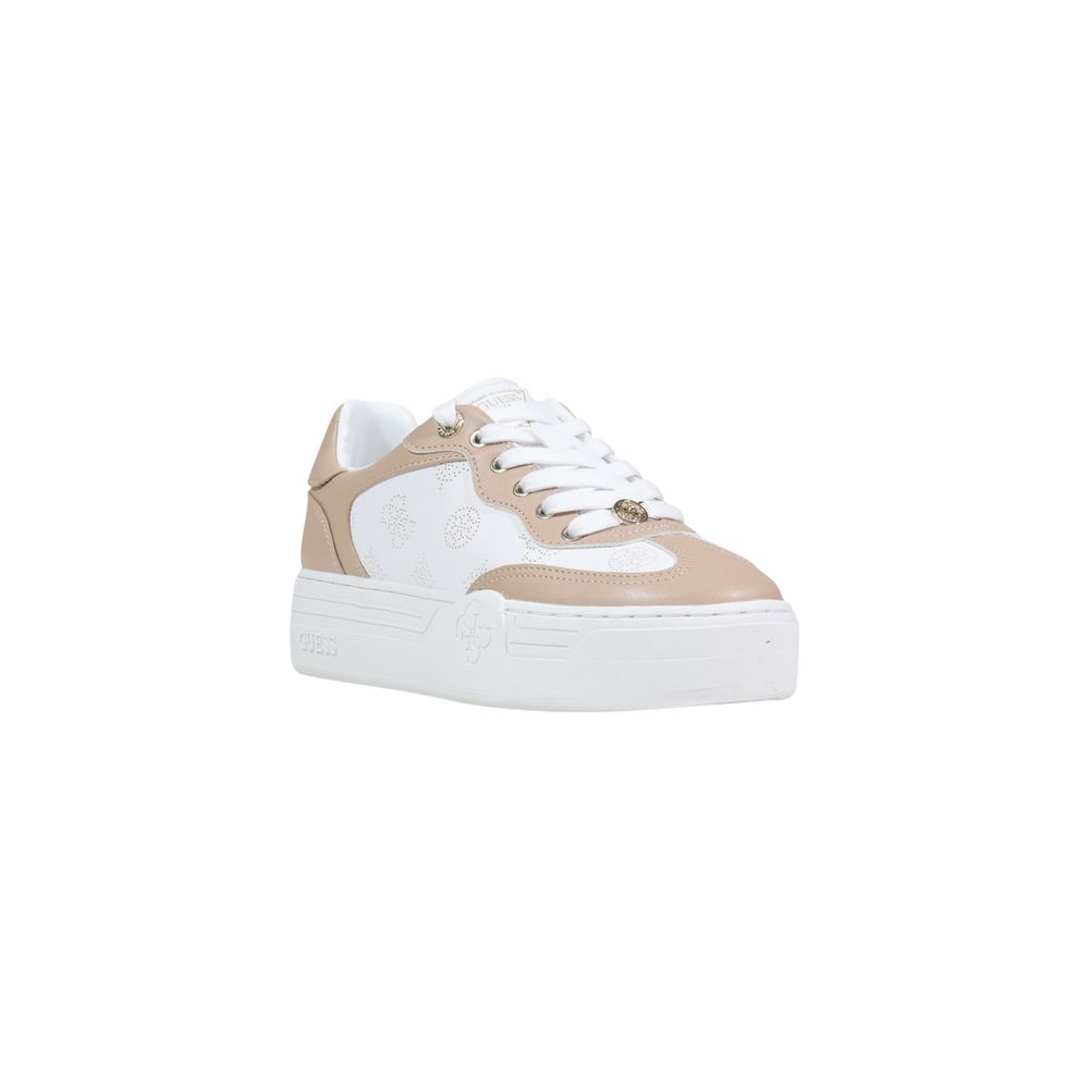 Guess Women's Beige Polyethylene Low-Top Sneakers