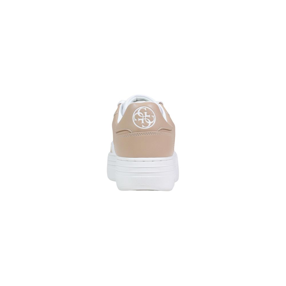 Guess Women's Beige Polyethylene Low-Top Sneakers