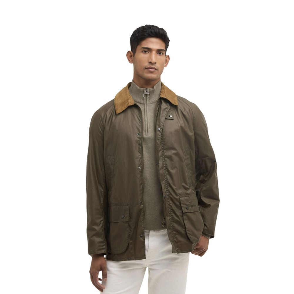 Barbour Men's Lightweight Ashby Waxed Jacket - Green - product image 1