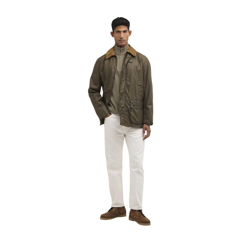 Barbour Men's Lightweight Ashby Waxed Jacket - Green - product image 3