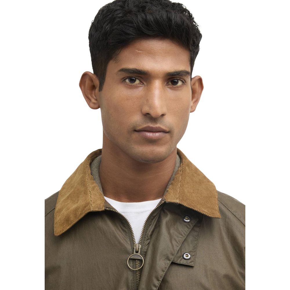 Barbour Men's Lightweight Ashby Waxed Jacket - Green - product image 5