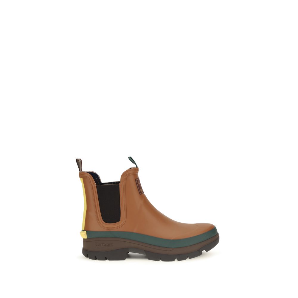 Barbour x Paul Smith Men's Rubber Chelsea Boots - Brown - product image 1
