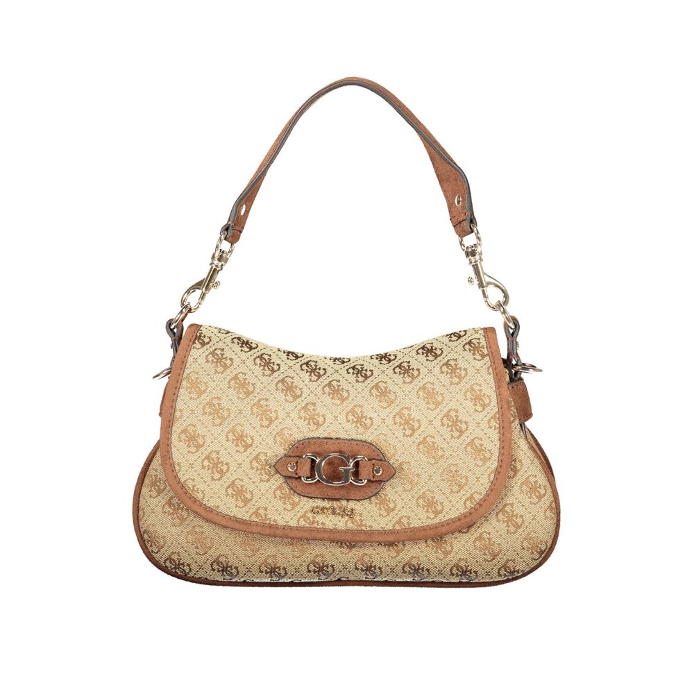 Guess Allegra Women's Beige Satchel Bag