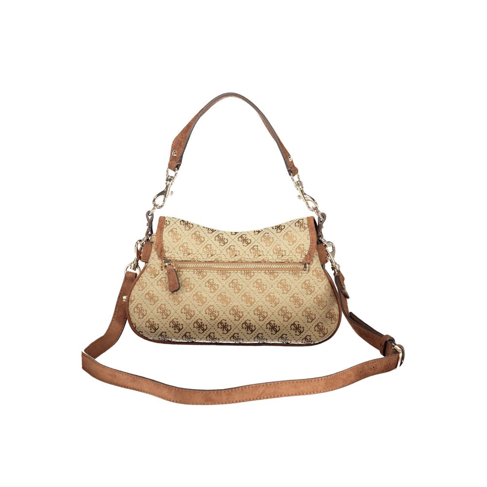 Guess Allegra Women's Beige Satchel Bag