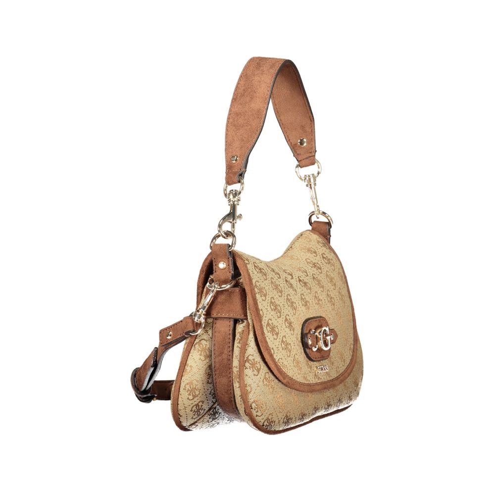 Guess Allegra Women's Beige Satchel Bag