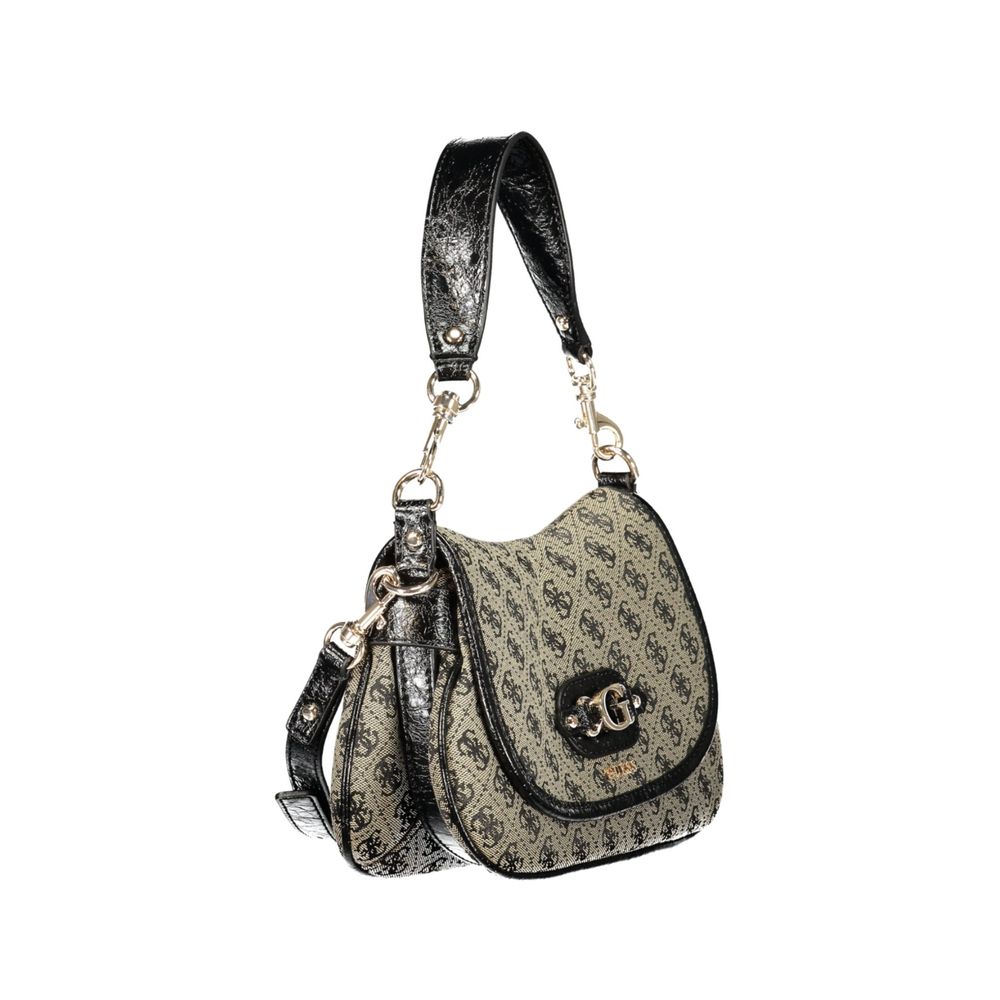 Guess Jeans Women's Black Polyester Handbag
