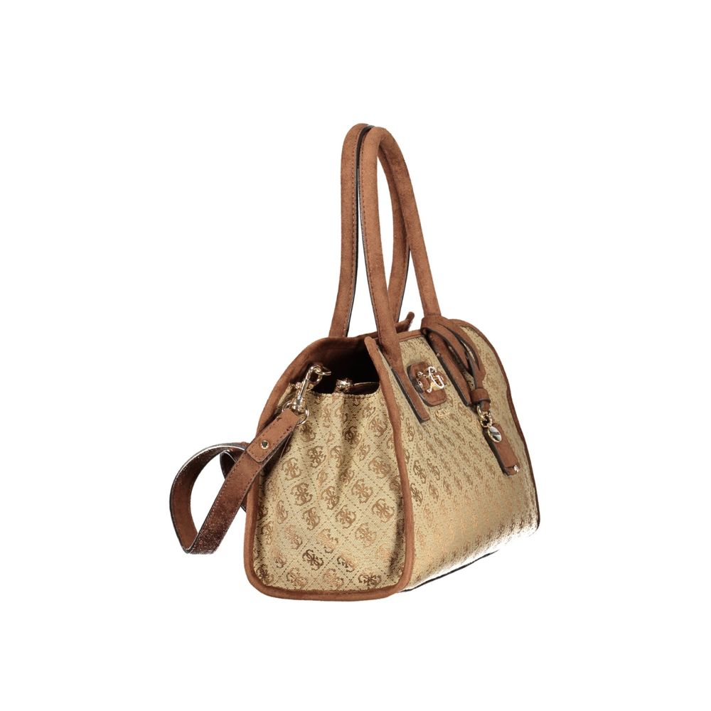 Guess Samantha Women's Beige Shoulder Bag