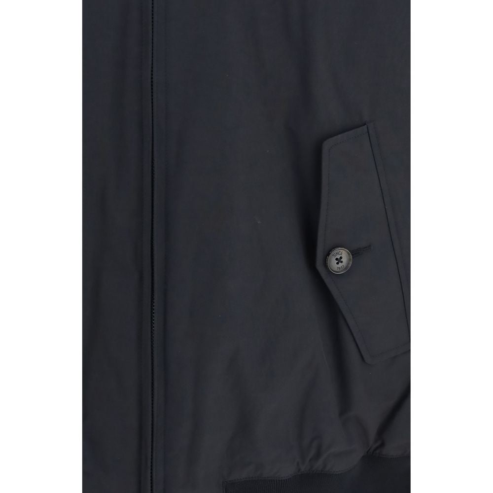 Baracuta G9 Thermal Bomber Men's Black Polyester Bomber Jacket
