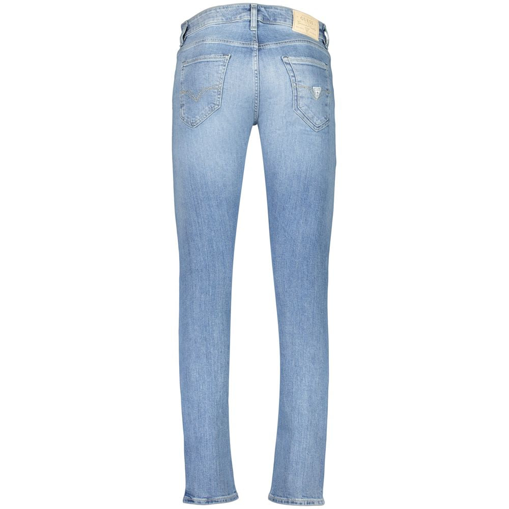 Guess Jeans Men's Blue Cotton Skinny Jeans