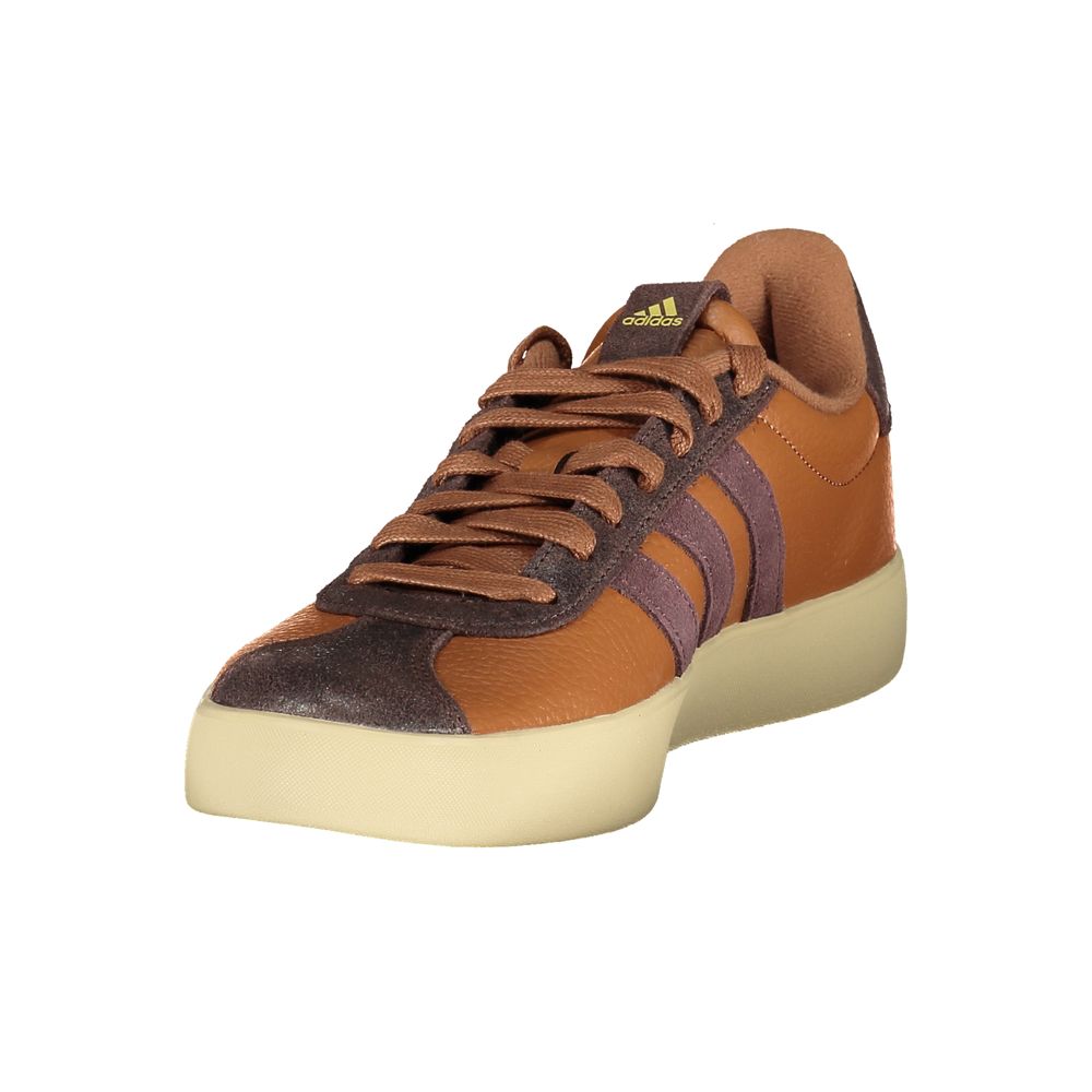 Adidas Men's Brown Polyurethane Sneakers