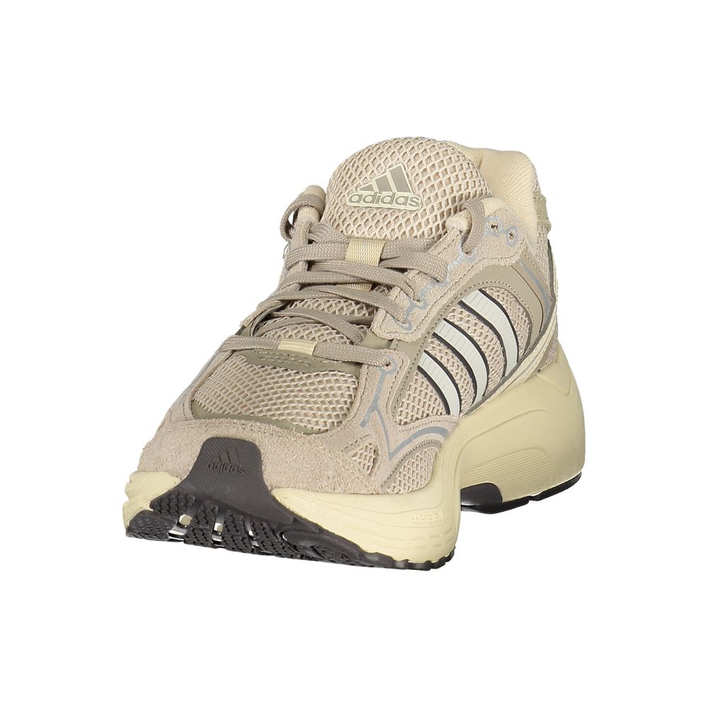 Adidas Men's Beige Polyester Sneakers