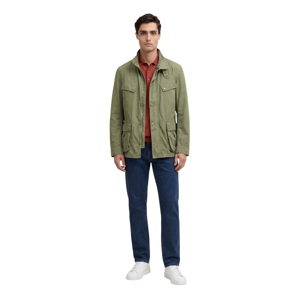 Barbour Men's Duke Cotton Casual Jacket - Green - product image 4