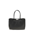Fendi Tote Women's Black Leather Shoulder Bag