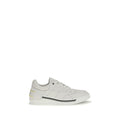 Fendi Fender Men's White Leather Low-Top Sneakers