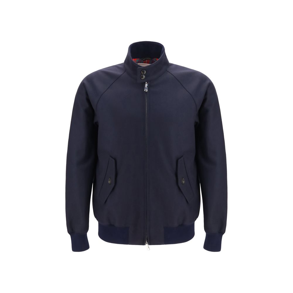 Baracuta G9 Melton Men's Blue Wool Jacket