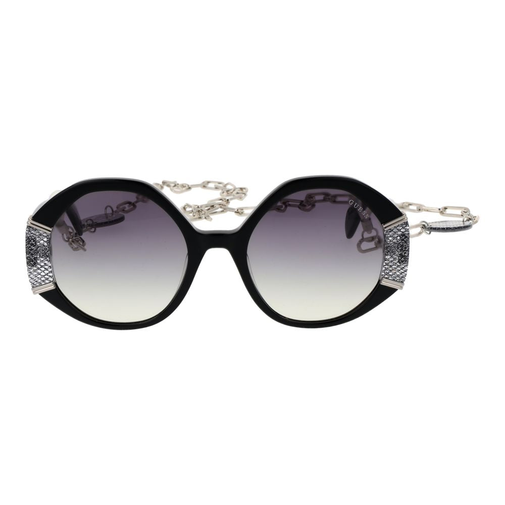 Guess GU7874 5401B Women's Black Round Sunglasses