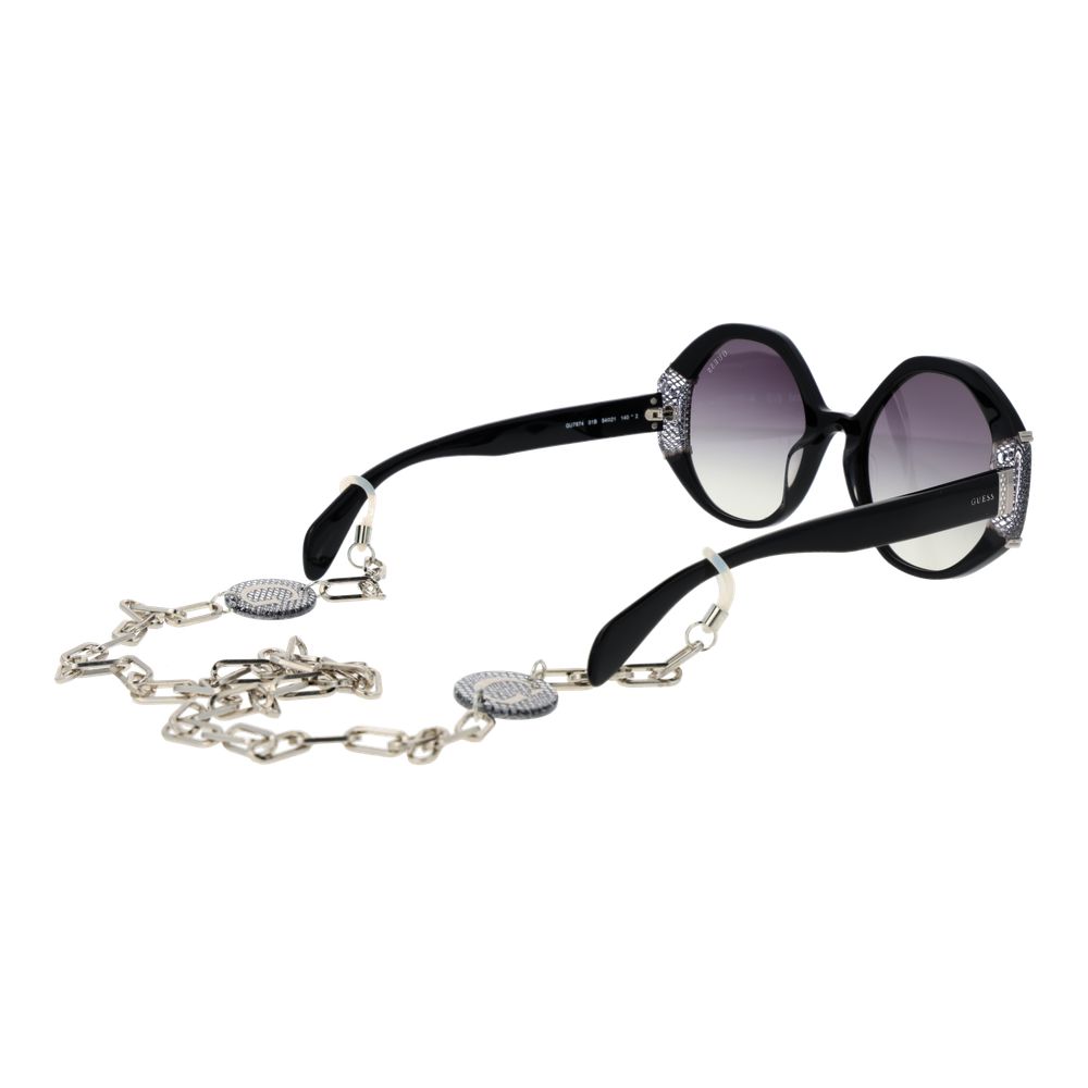 Guess GU7874 5401B Women's Black Round Sunglasses