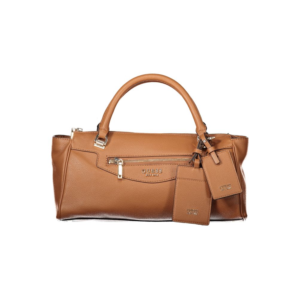 Guess Antonia Women's Brown Satchel Bag