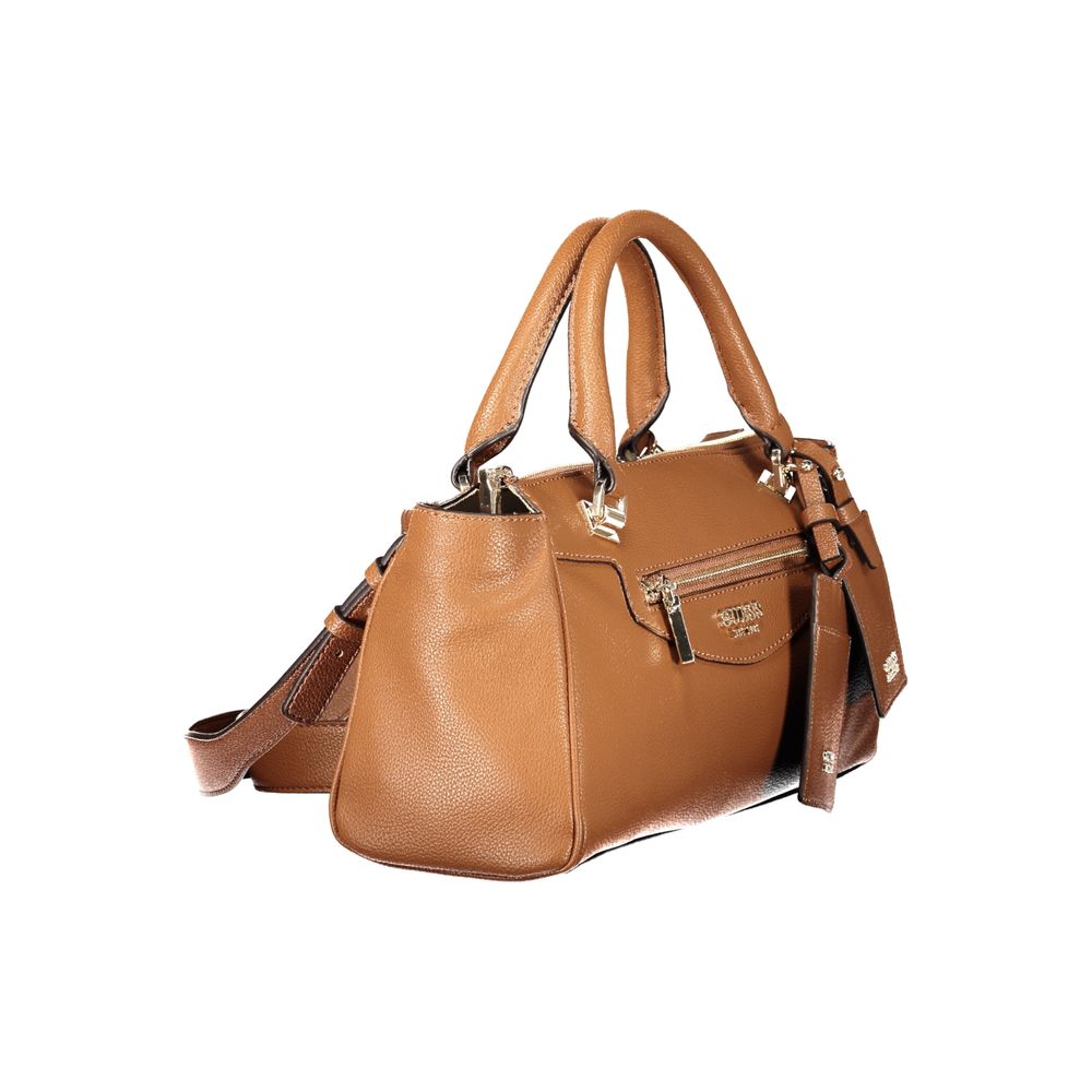Guess Antonia Women's Brown Satchel Bag