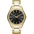 Gold Stainless Steel Dress Watch