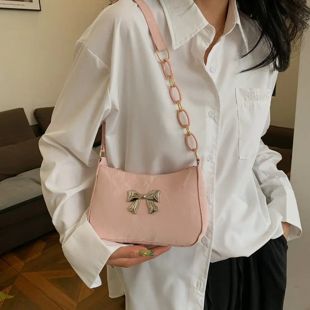 Elegant Bow Shoulder BagShoulder Bag