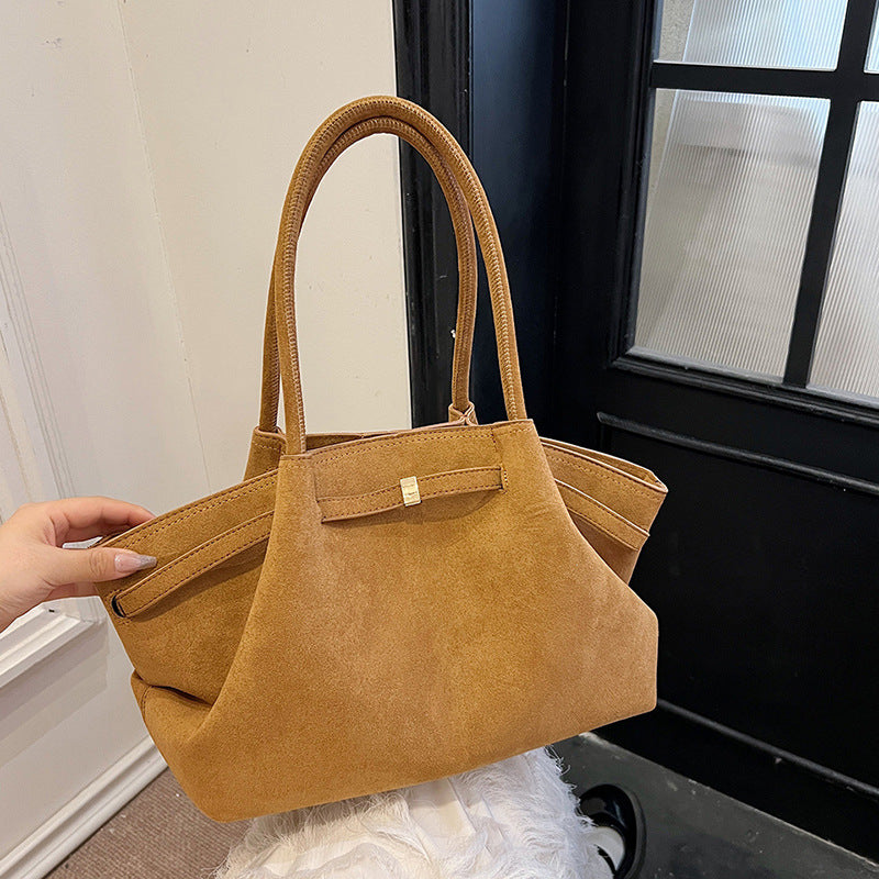 Elegant Soft Suede Tote Bag for Women