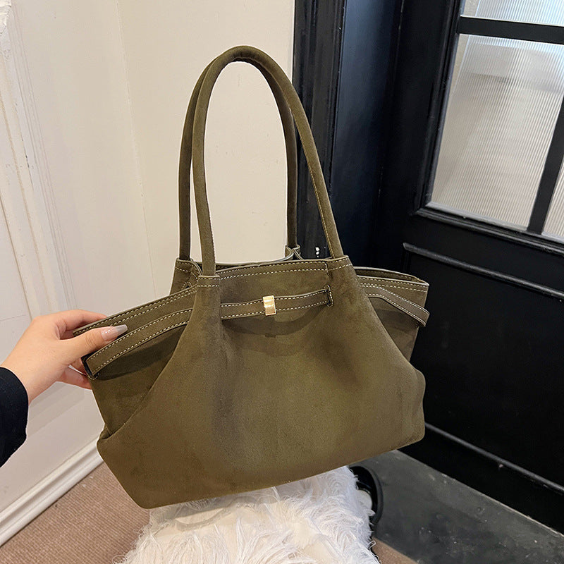 Elegant Soft Suede Tote Bag for Women