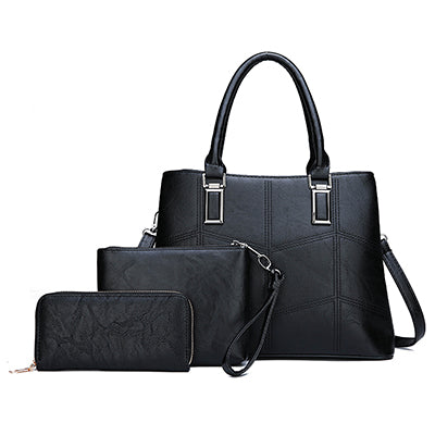 Luxury 3-Piece Women's Handbag Set