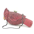 Luxury Crystal Bird Evening Clutch Bag