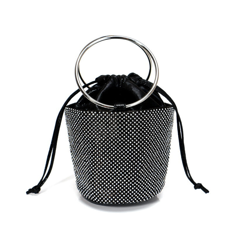Luxury Diamond-Studded Evening Clutch Bag