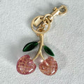 Crystal Cherry Keychain & Bag Charm for Women