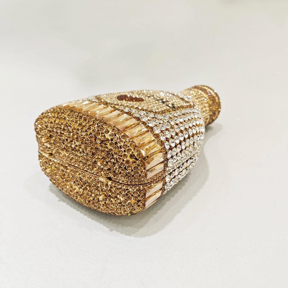 Luxury Crystal Bottle Clutch Bag for Women