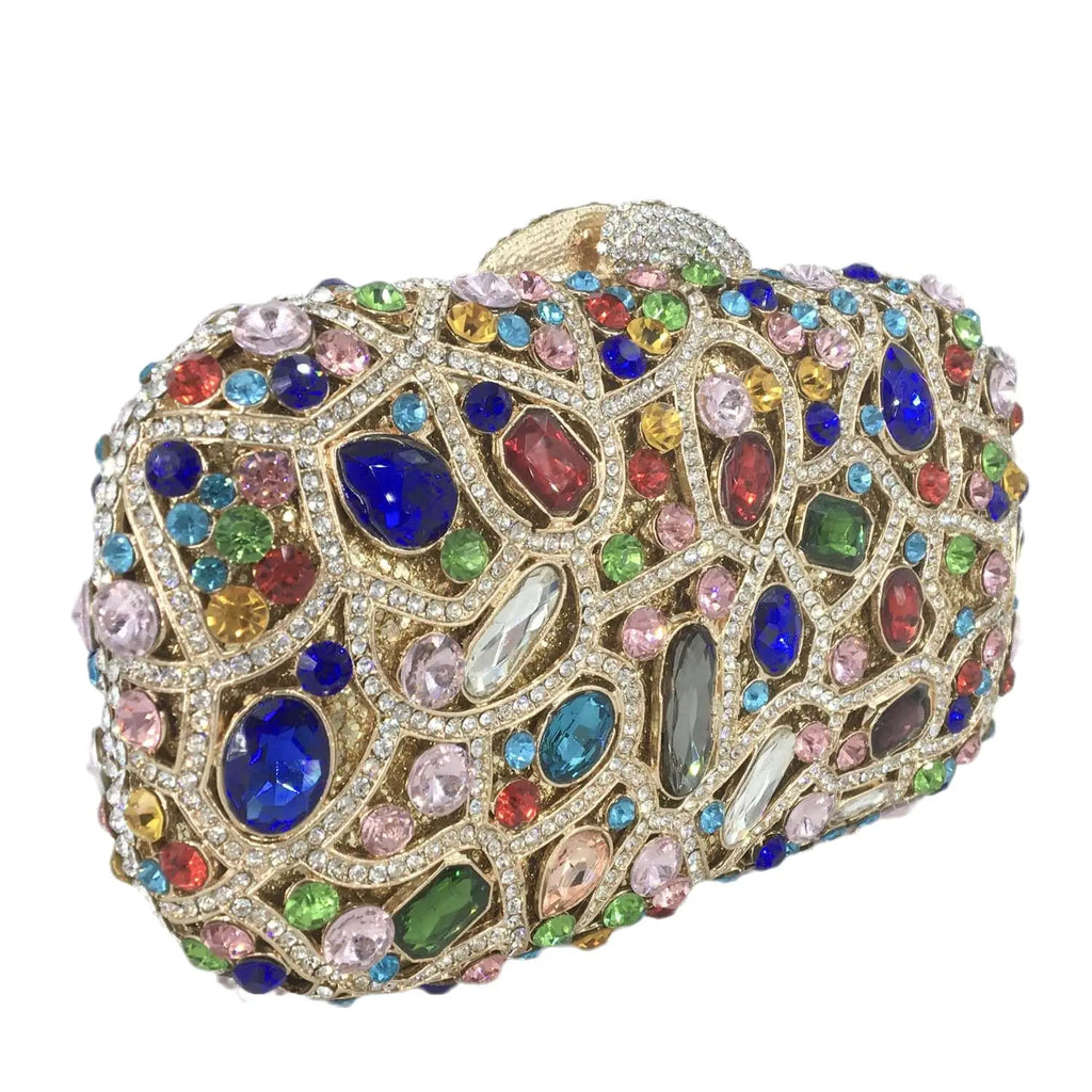 Luxury Crystal Evening Clutch Bag for Women