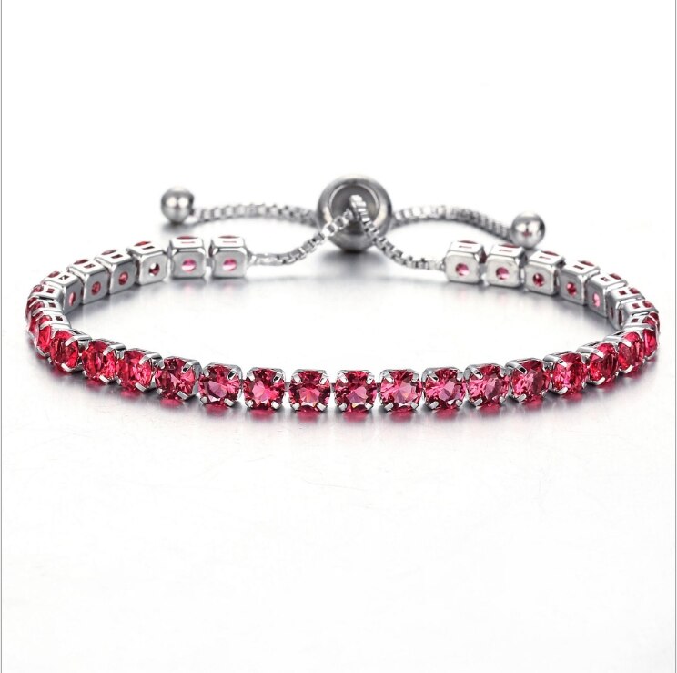 Luxury 4mm Cubic Zirconia Tennis Bracelet