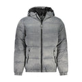 Guess Jeans Men's Gray Polyamide Bomber Jacket