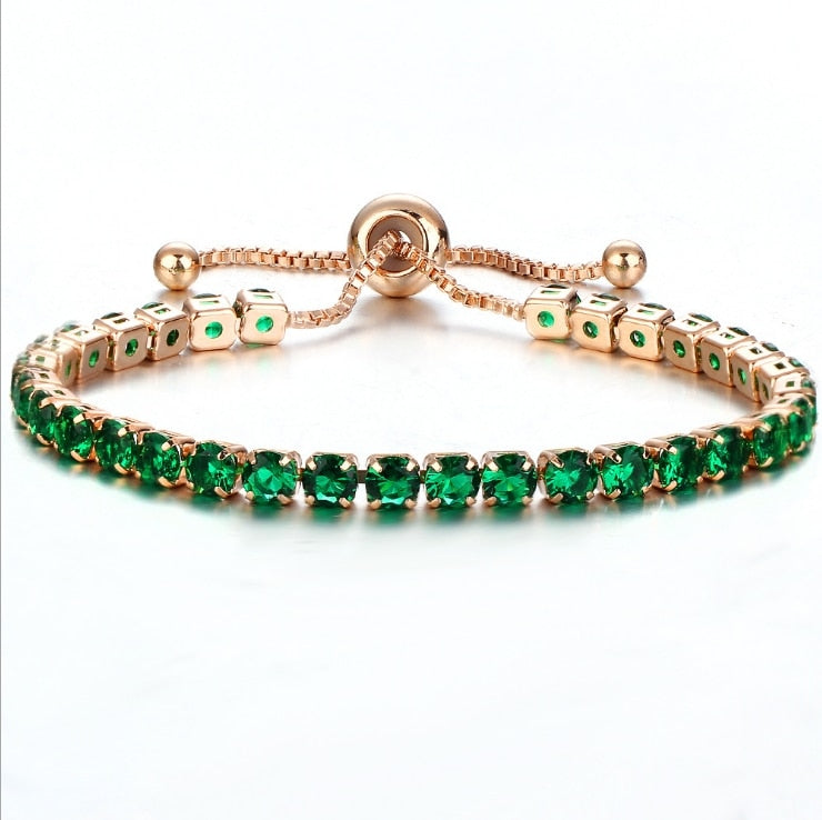 Luxury 4mm Cubic Zirconia Tennis Bracelet