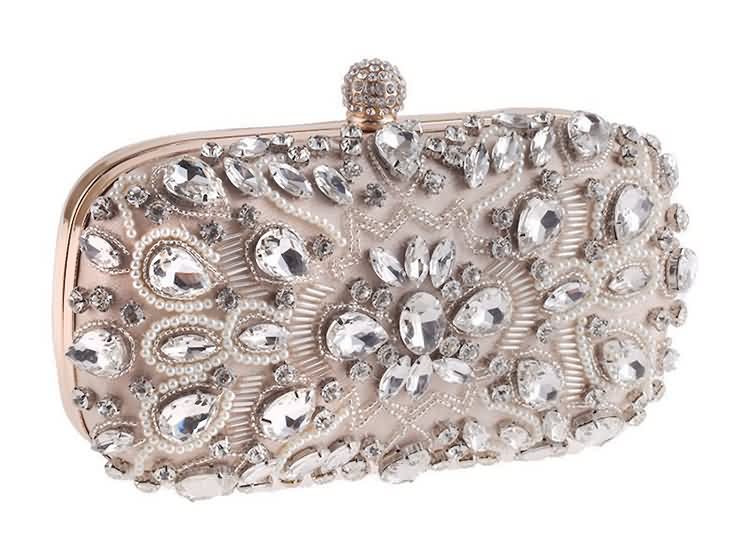 Luxury Pearl Wedding Clutch Bag for Women