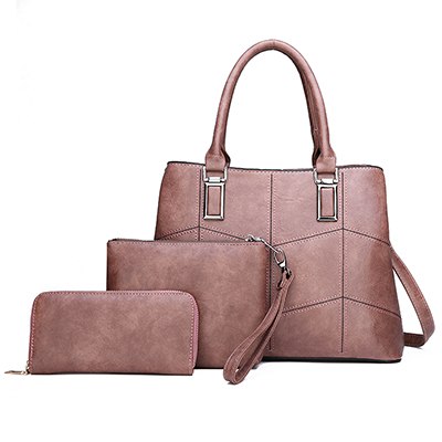 Luxury 3-Piece Women's Handbag Set