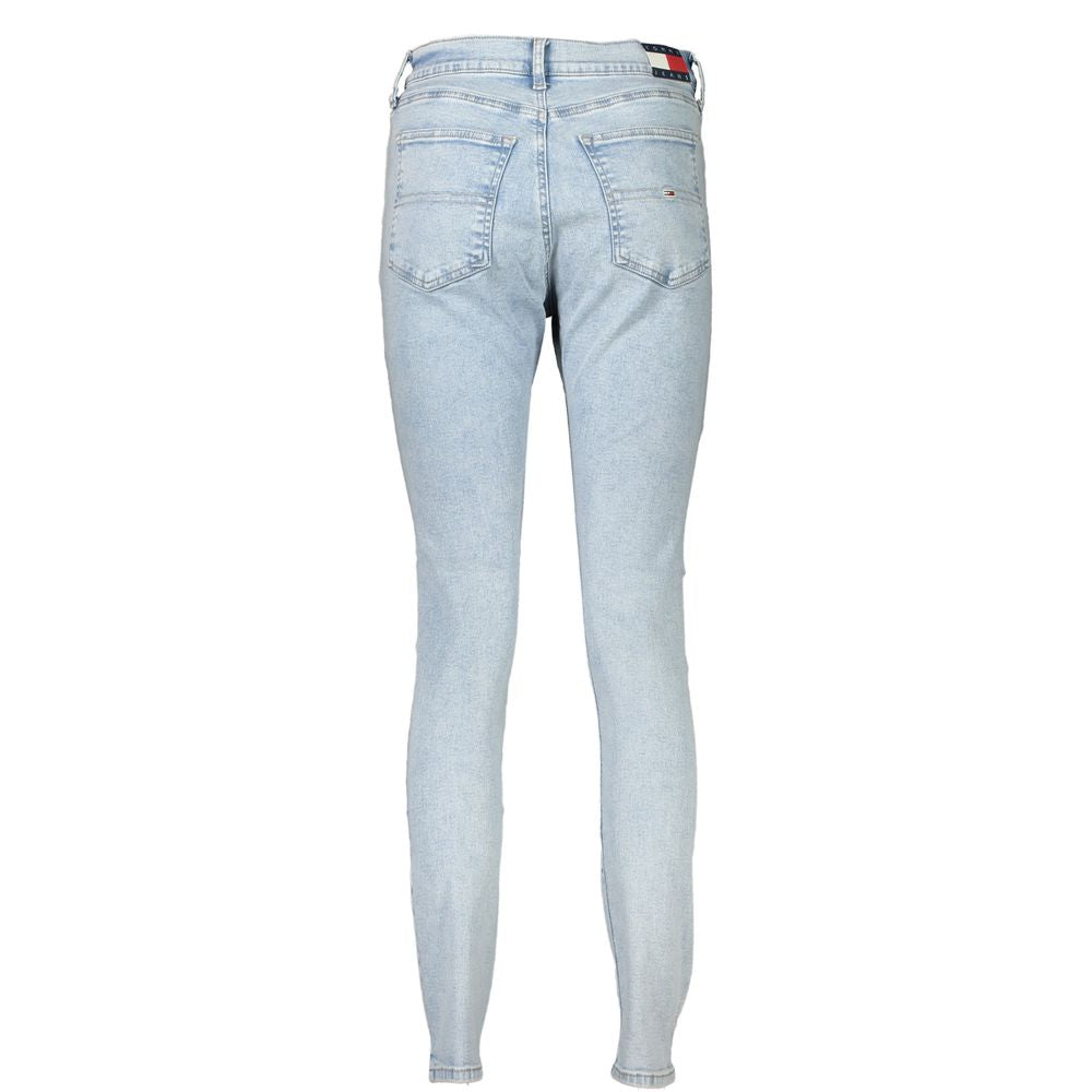 Tommy Hilfiger Women's Blue Cotton Skinny Jeans