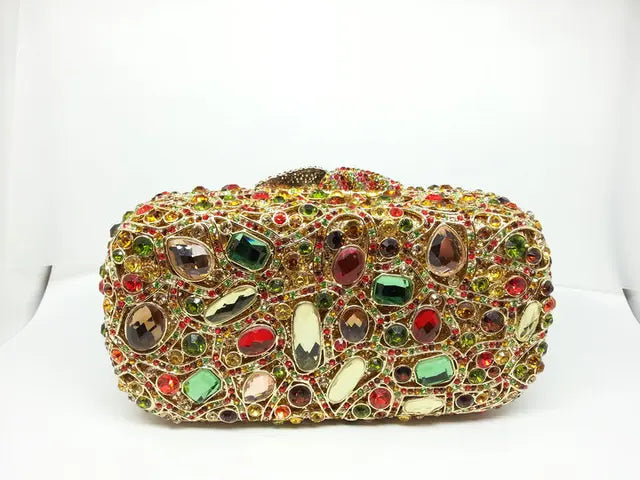Luxury Crystal Evening Clutch Bag for Women